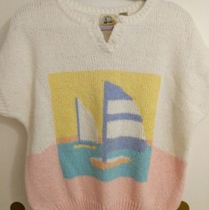 Vintage Sailboats Sweater